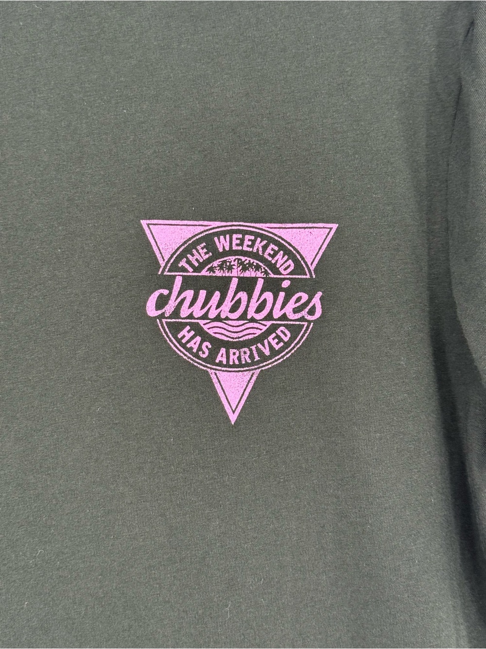 Chubbies Graphic T Shirt Weekend Has Arrived Casual Streetwear Crew Neck Medium - Picture 3 of 9
